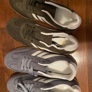 Women’s Sneakers - Forest Green and Charcoal